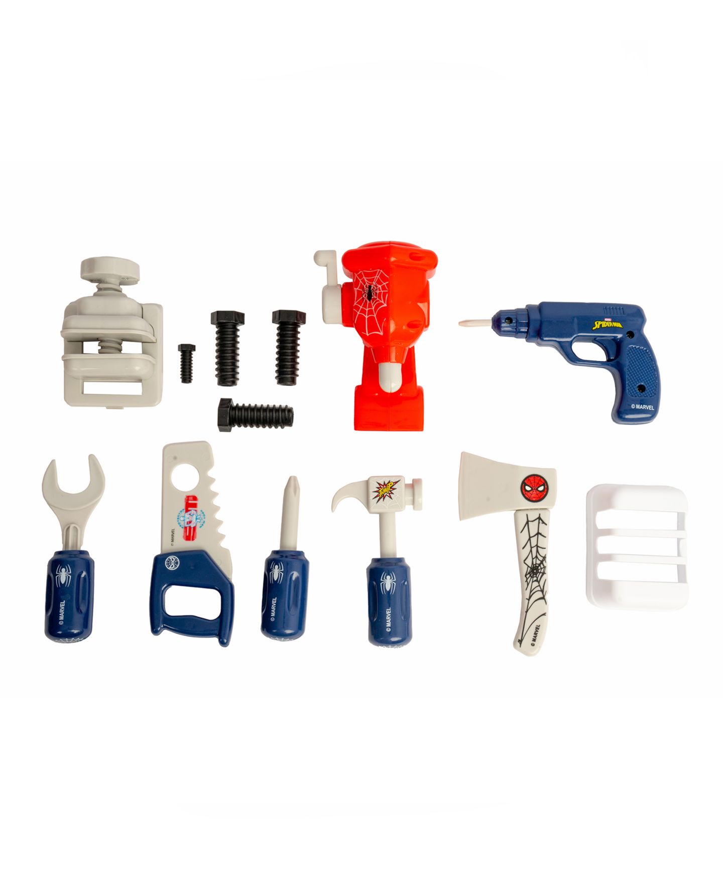 Детские игрушки World Tech Toys Spider-Man Handyman 17-Piece Tool Set, Ages 3+ — фото 4