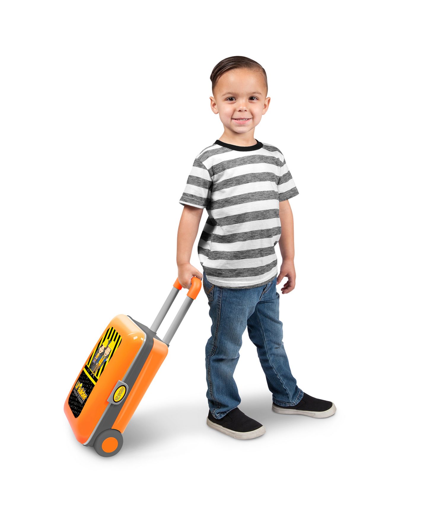 Детский игровой набор World Tech Toys Lil' Builder Rolling Suitcase 36-Piece Playset, Ages 3+ — фото 2