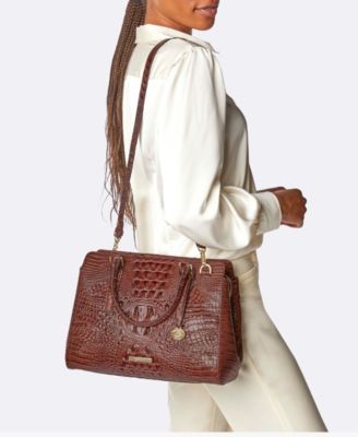 Finley Medium Leather Satchel Bag