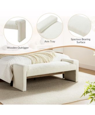 Arlesia 58.5'' W Modern Upholstered Accent Bench