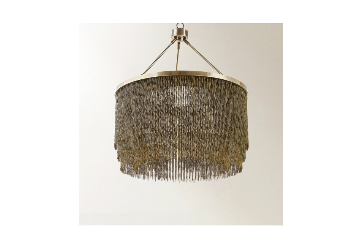 Z Gallerie Dagny Brass Chandelier
