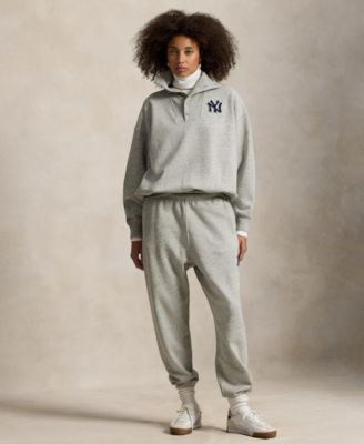 Women's Vintage-Inspired Yankees Long Sleeve Pull-On Sweatshirt