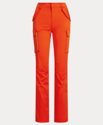 Women's Cotton Sateen Cargo Pants