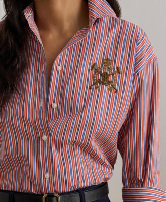 Women's Striped Broadcloth Shirt