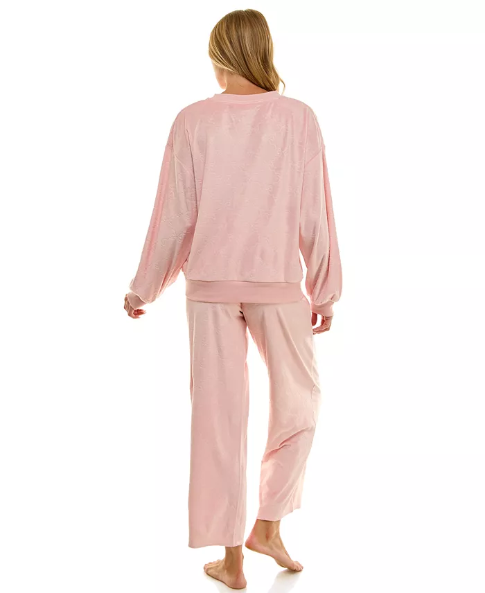 Women's Long-Sleeve Crew Neck and Pant Set - thumbnail 9