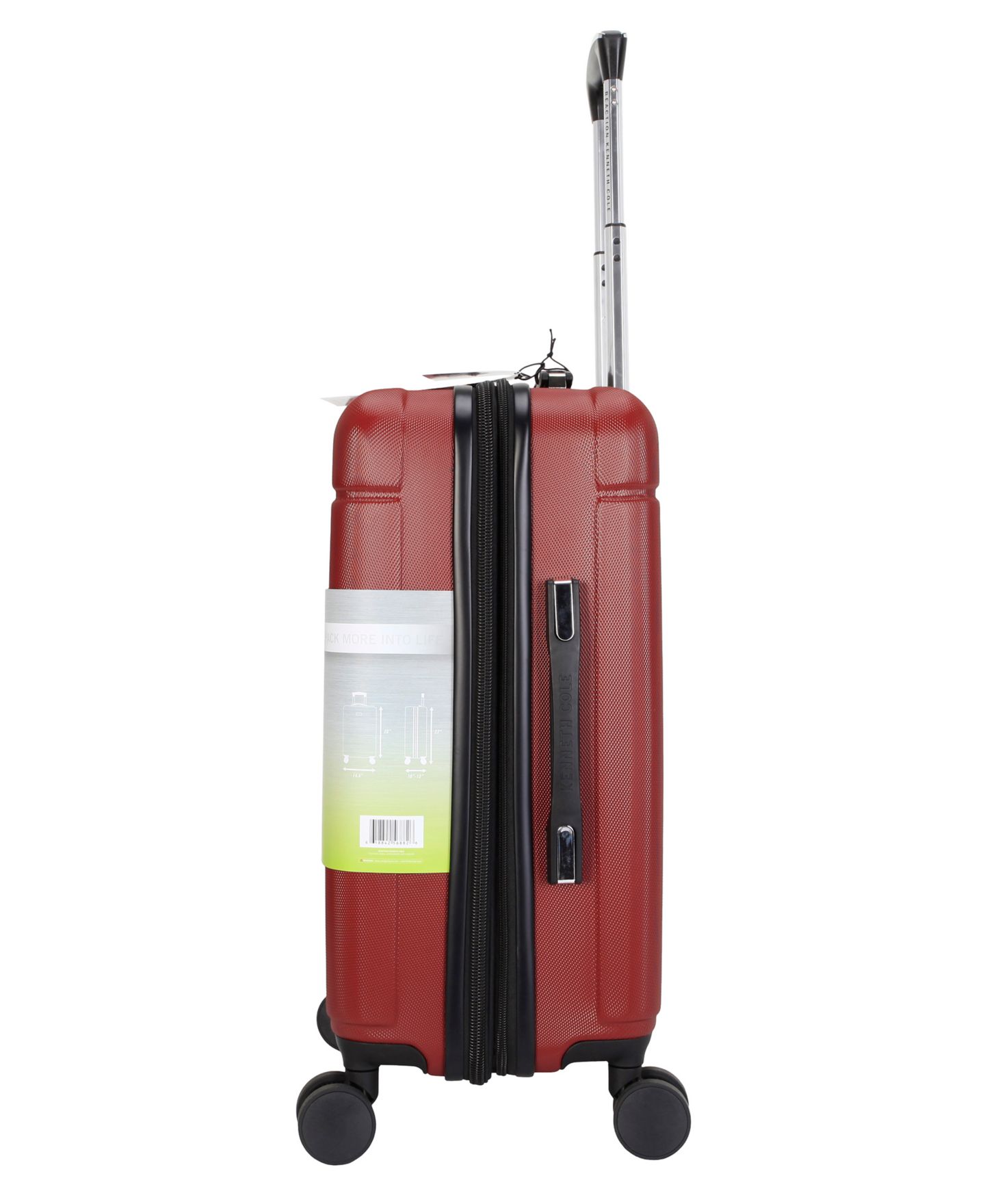 Чемодан Kenneth Cole Reaction Midtown 20" Hardside Expandable Carry-On Luggage, цвет: Кирпичный — фото 5