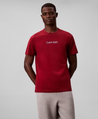 Men's Modern Cotton Crewneck Pajama T-Shirt