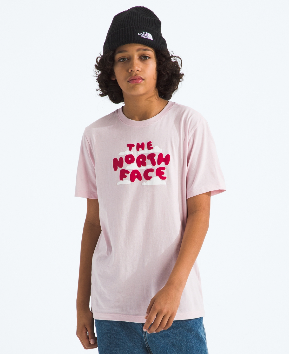 The North Face Boys And Girls 6-16 Evolution Bubble Cloud Short-sleeve T-shirt In Blue