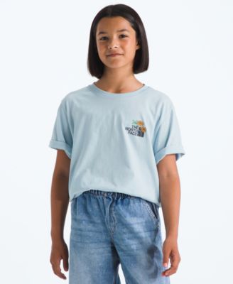 Boys' and Girls' 6-16 Floral Logo Short-Sleeve T-Shirt