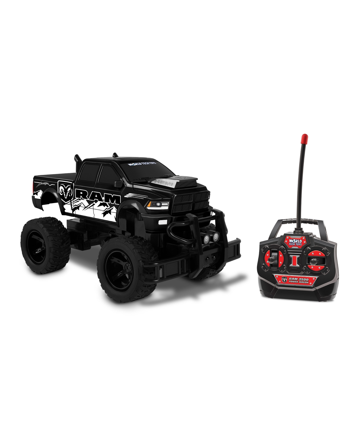 World Tech Toys 1:14 Ram 2500 Power Wagon Electric Remote Control Truck In Transparent