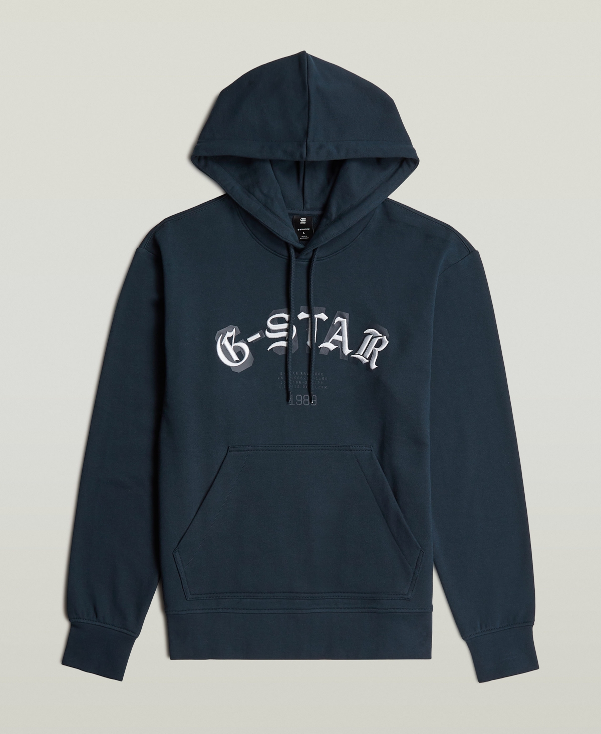 G-Star Raw Men's Embroidered Logo Graphic Hoodie