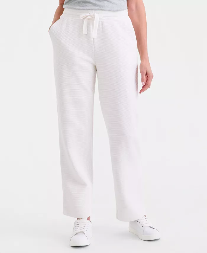 Women's Textured Sweatpants - thumbnail 6