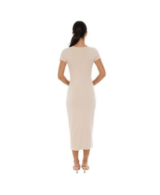 Women's Rib Maxi T-Shirt Dress