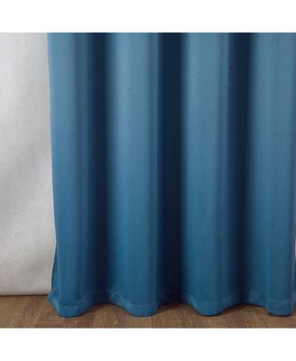 Anchorage Blackout Single Grommet Curtain Panel 54x63", Blue