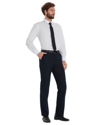 Men's Solid Regular-Fit Dress Shirt, Macy's Exclusive