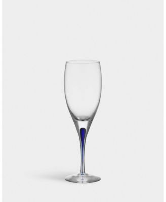 Orrefors - Intermezzo Blue White Wine Glass