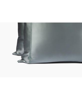 Long Staple Cotton Sheet & Silk Pillowcase 4-Pc. Set, Queen