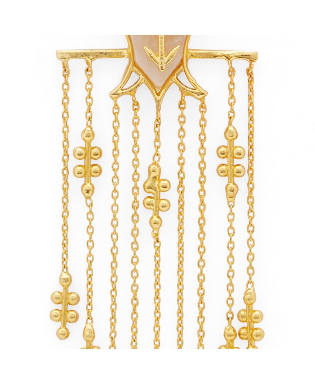 Dhwani Bansal Gold Plated Serai Earrings