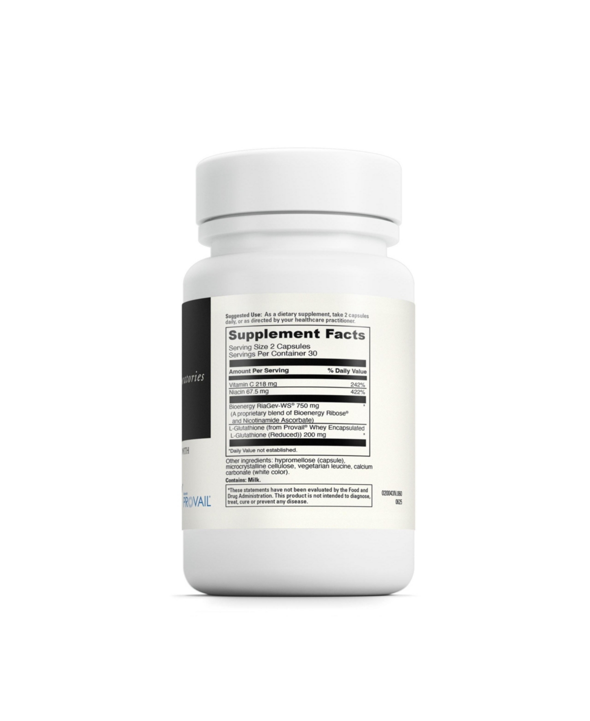 Davinci Labs nad activate with glutathione