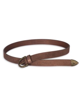 Women's 25mm Metallic Suede Belt