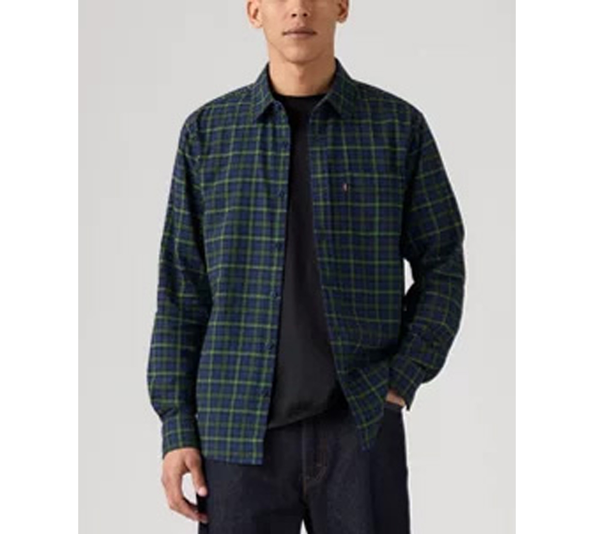 Levi's Men's Classic 1 Pocket Regular-Fit Long Sleeve Shirt