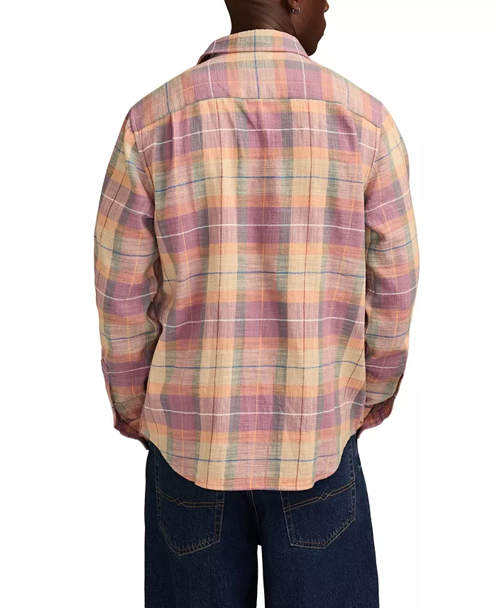Men's Big Slub Plaid Shirt - thumbnail 4