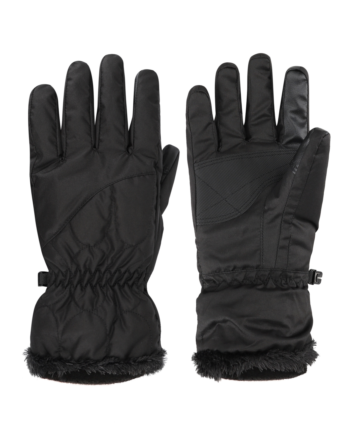 Isotoner Women's Water Repellent Touchscreen Gloves In Black