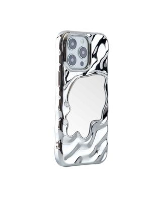 Silver Mirror iPhone 15 Pro Max Case