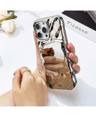 Silver Mirror iPhone 16 Pro Max Case