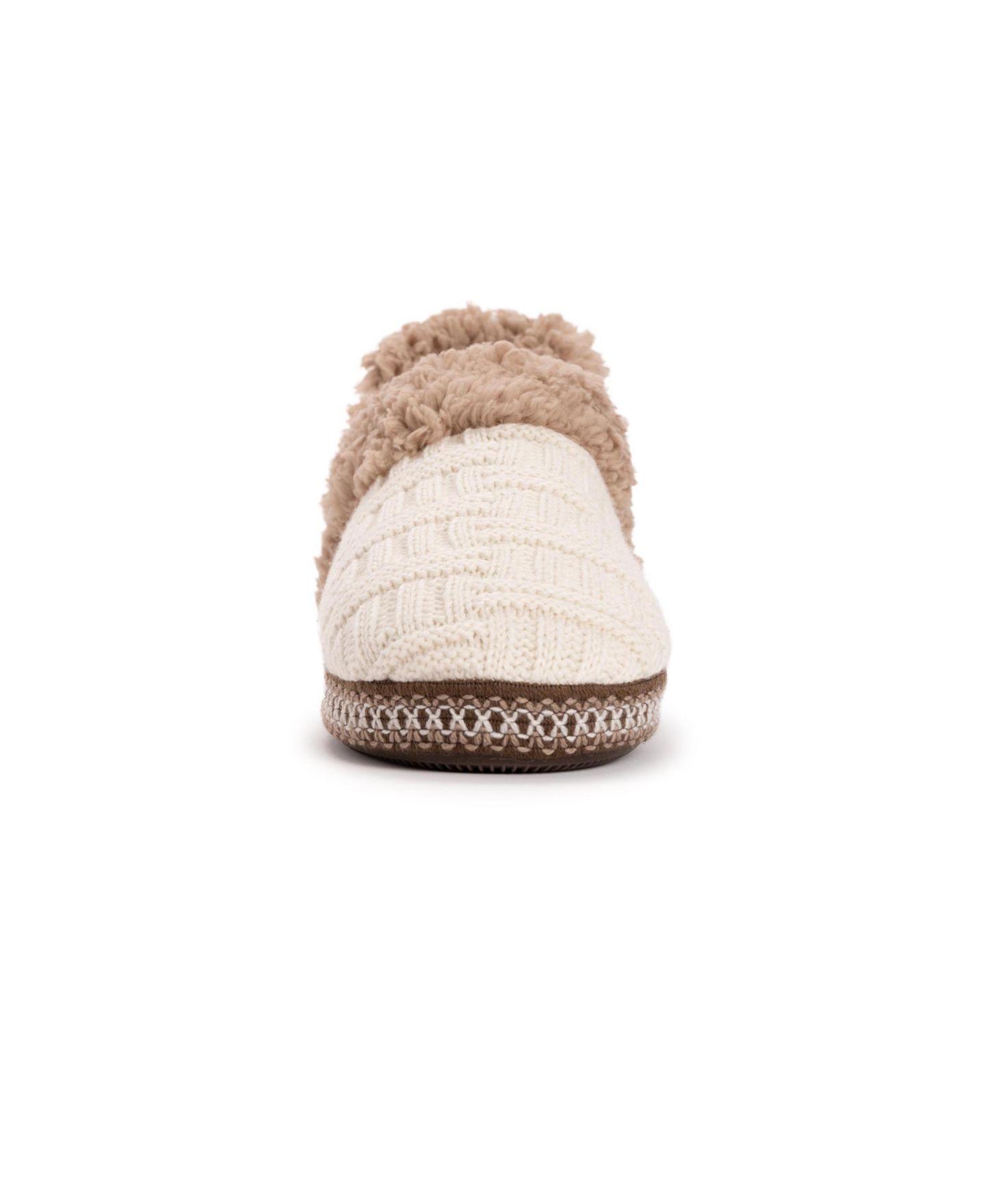 Женские тапочки MUK LUKS Magdalena Slipper, цвет: Слоновая кость, вариант 1 — фото 4