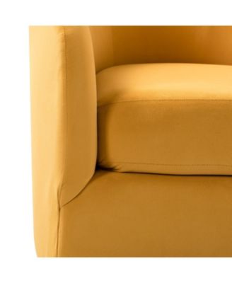 Swivel Accent Chair with Gold Metal Base for Living Room Nursery