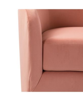 Swivel Accent Chair with Gold Metal Base for Living Room Nursery