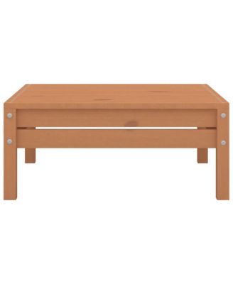 Garden Lounge Set Honey brown Solid pinewood Medium Modular