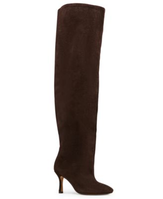 Steve Madden - Women's Allison Stovepipe Over-The-Knee Round Toe Dress Boots