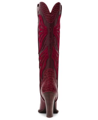 Women's Kaz Knee-High High-Heel Western Cowboy Boots
