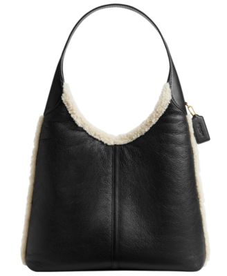 Brooklyn Extra-Large Shearling Trim Shoulder Bag 39