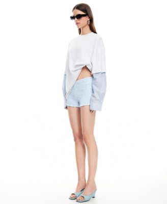 Women's Bottega Crewneck Pull-On Top