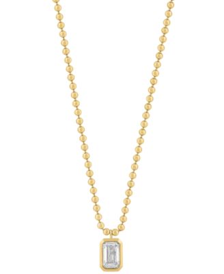 Certified Lab-Grown Diamond Necklace (1 ct. t.w.) in 14k Yellow Gold