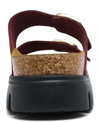 Women's Arizona Platform Suede Leather Sandals from Finish Line