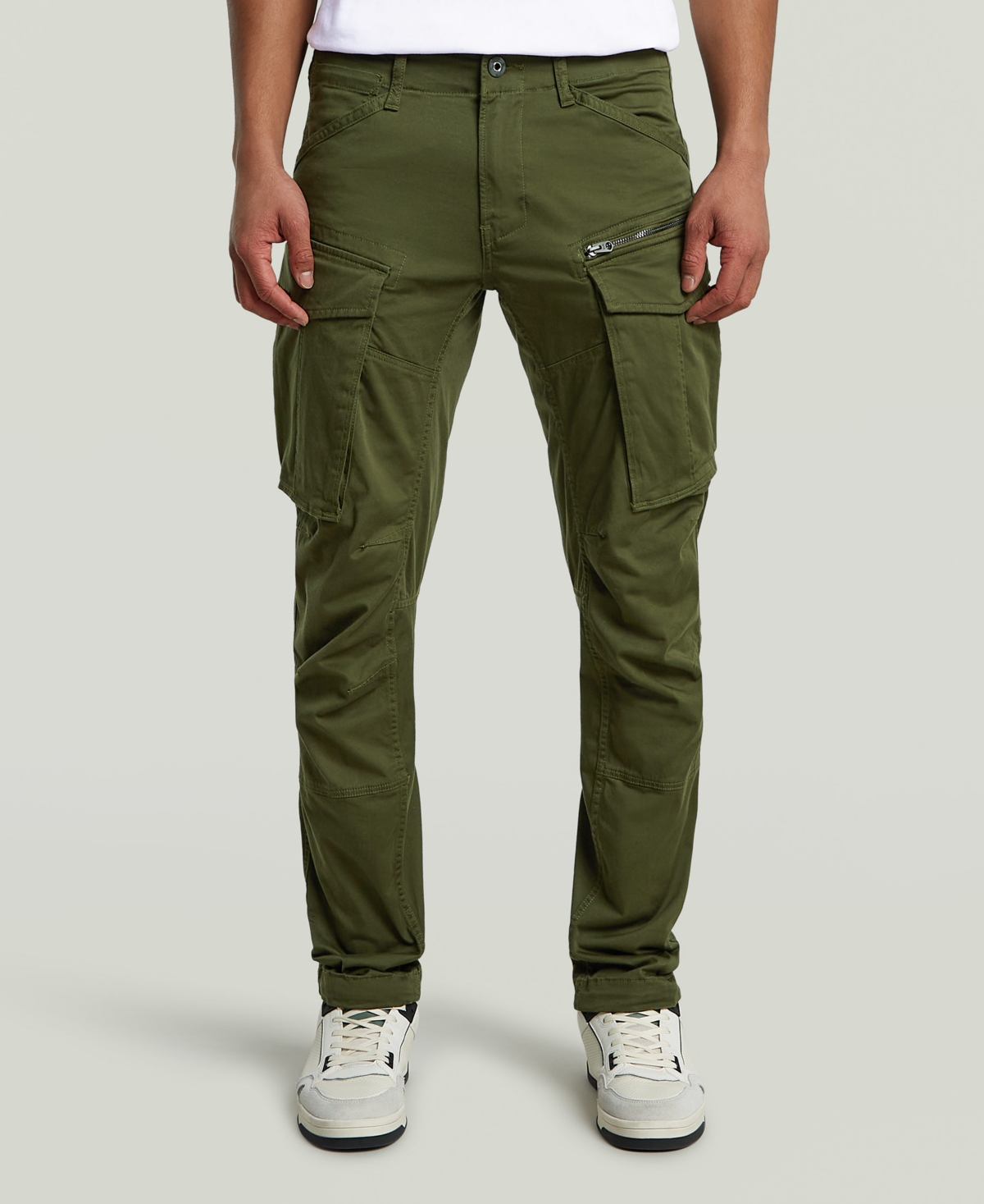 G-Star Raw Men's Rovic Zip 3D Straight Tapered Cargo Pant - Dark Bronze