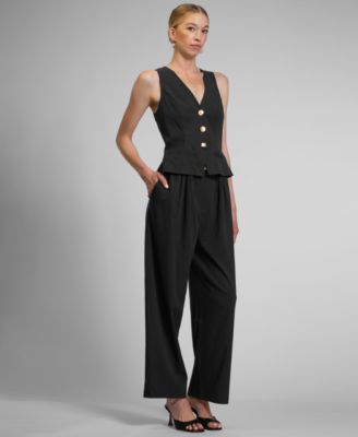 Women's Annie Peplum V-Neck Jumpsuit
