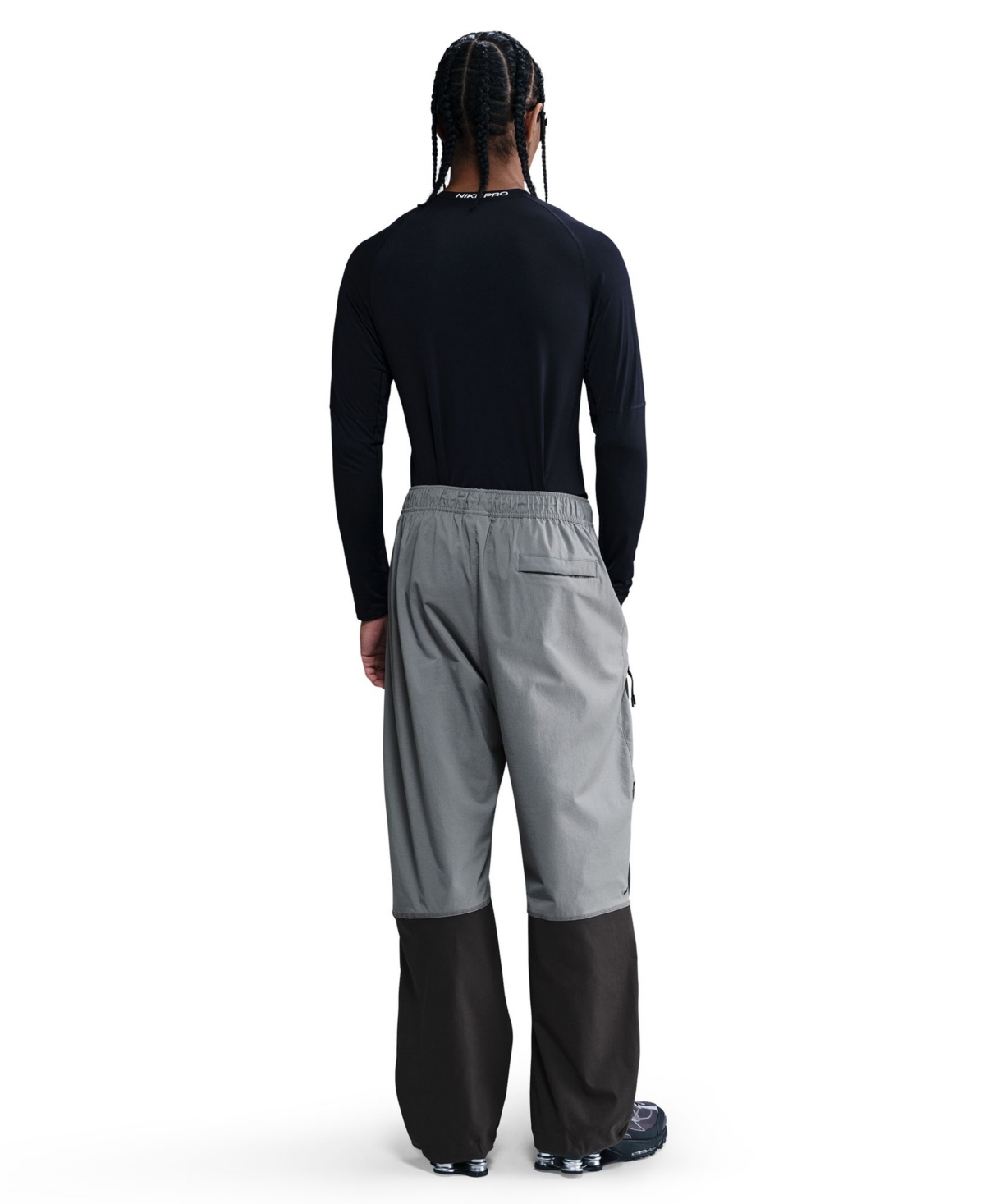 Nike Men's Tech Woven Oversized Pants In Gray
