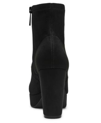 Womens Volt Platform Block Heel Dress Booties