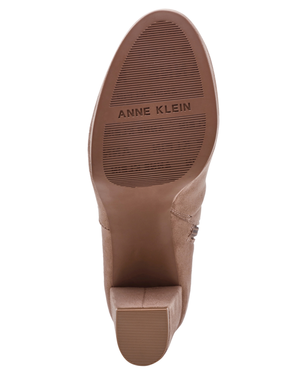 Anne Klein Womens Volt Platform Block Heel Dress Booties In Brown