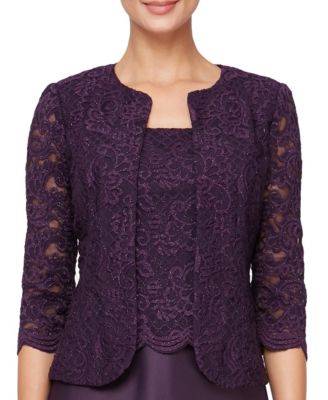 Petite Lace Dress and Jacket