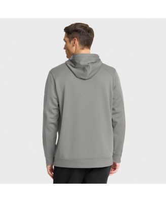 Men's Silver Los Angeles Kings Authentic Pro Rink Hoodie