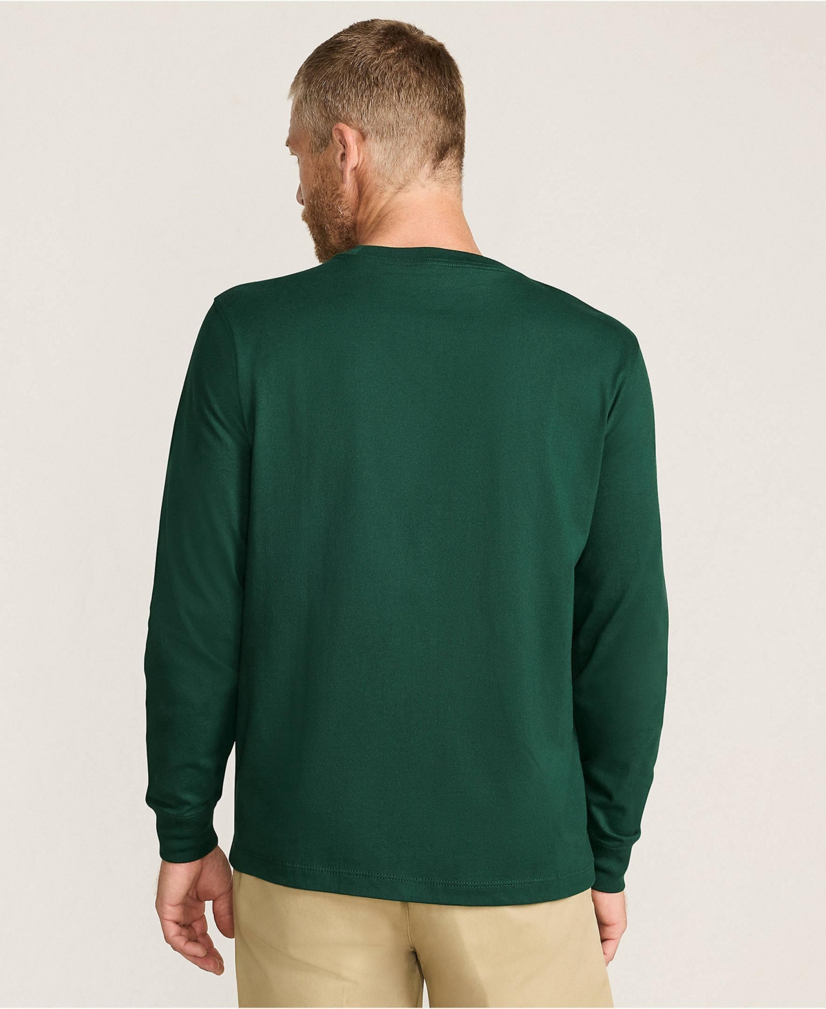 Lands' End Men's Super-t Long Sleeve T-Shirt