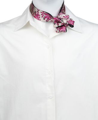 Women's Delphine Print Ribbon Scarf