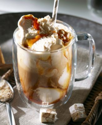 Sorrento Plus Latte Glass Mugs, Set of 2