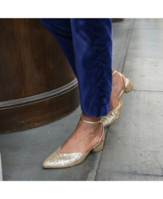 Women's Gatsby Glitter Marilyn Customizable V Slide